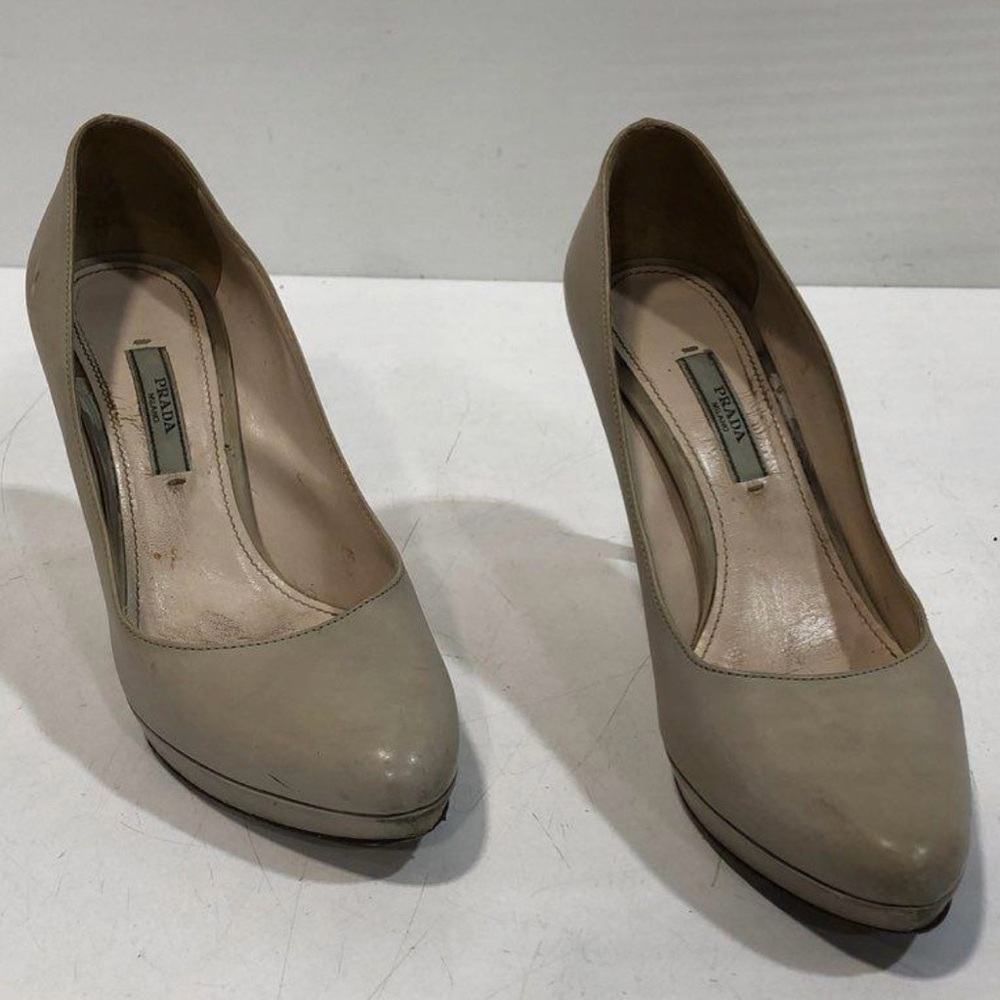 Prada Women's Beige Heels